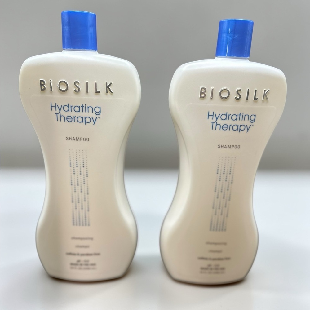 BioSilk Hydrating Therapy Shampoo 34oz Set of 2 Professional Salon Size